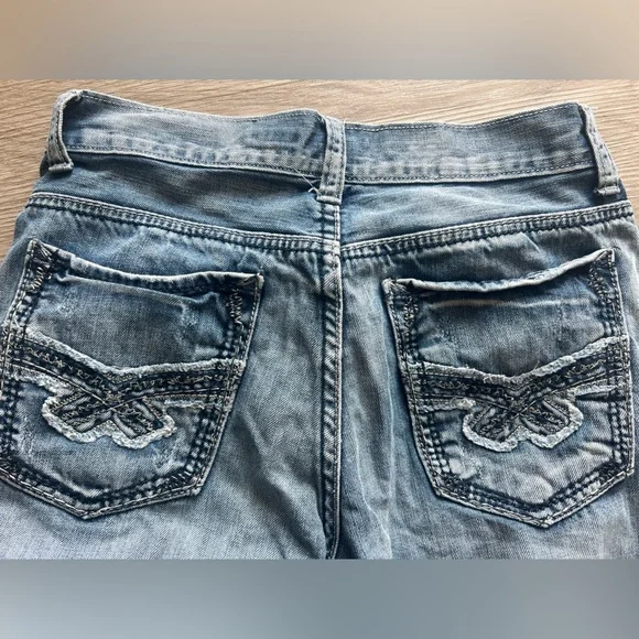 Helix Classic Denim Straight Jeans - Picture 2 of 4